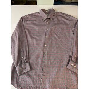 Peter Millar‎ XL Dress Shirt Navy/Pink